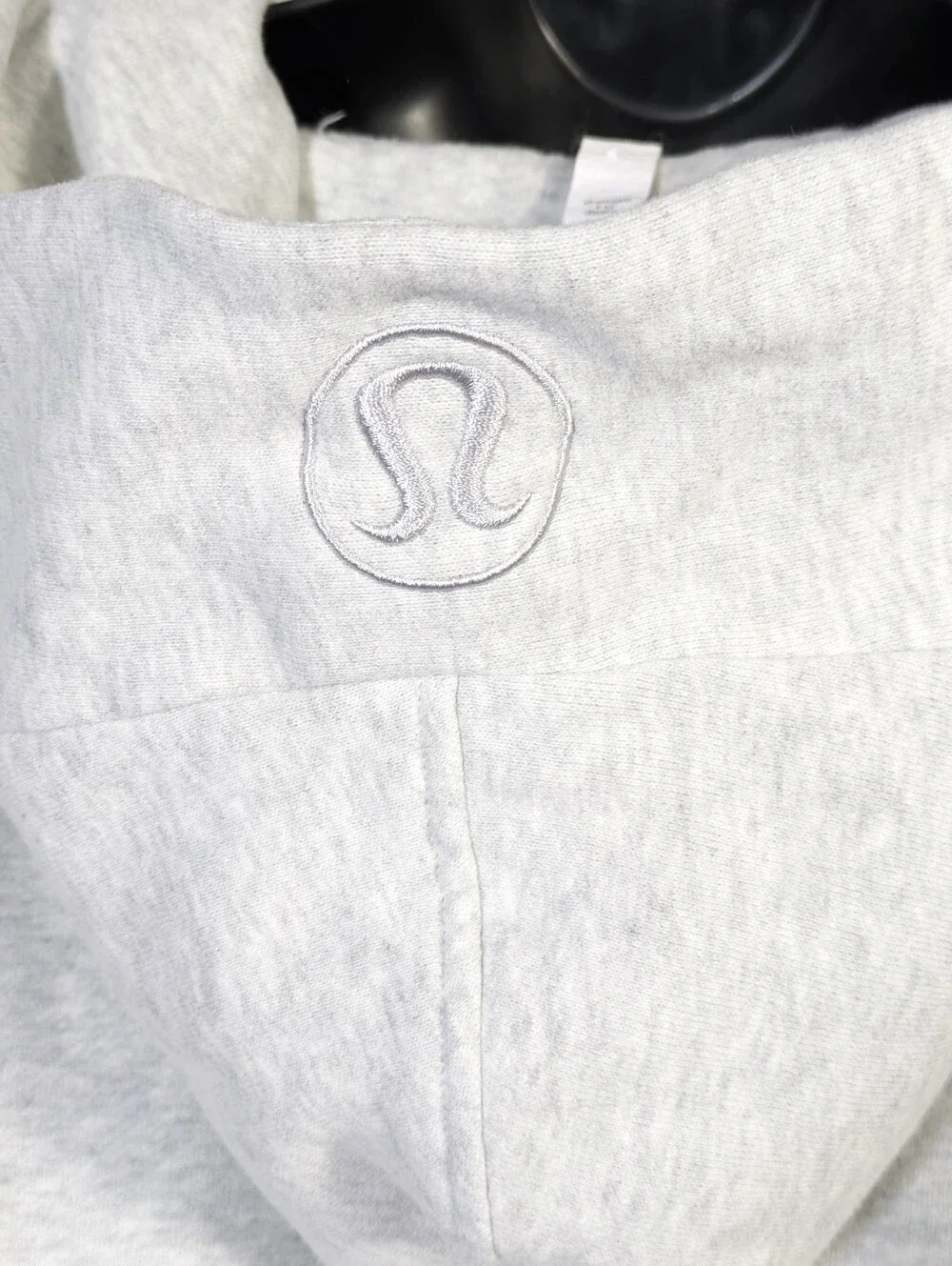 Lululemon Peloton Women's Scuba Cropped Full-Zip Hoodie Gray Athletic XS-S